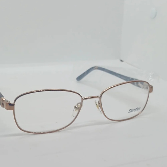 NWT WOMEN\'S STEROFLEX EYEGLASS FRAMES 2570 BRONZE